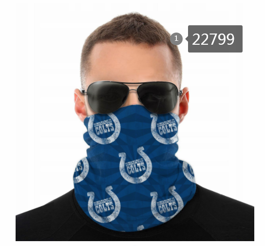 2021 NFL Indianapolis Colts 126 Dust mask with filter->nfl dust mask->Sports Accessory